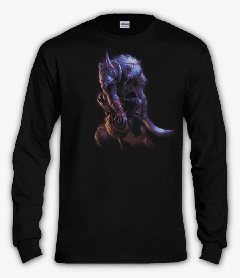 Polera manga larga Negro de Rengar