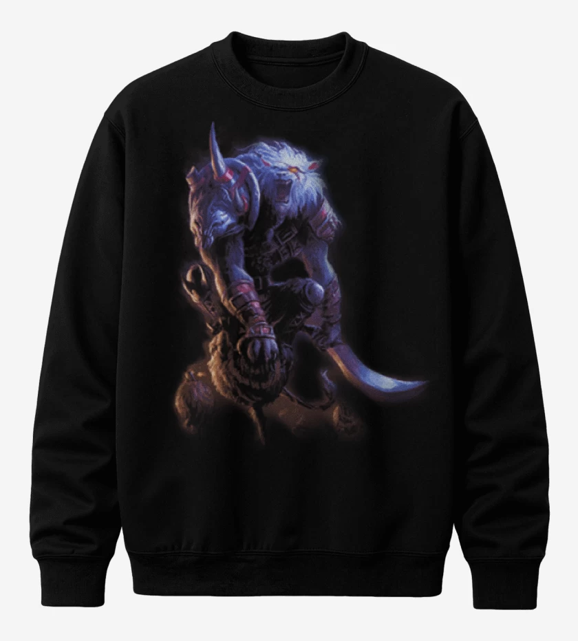 Poleron polo Negro de Rengar