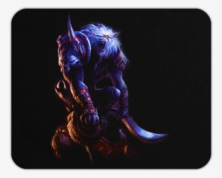 Mousepad Negro de Rengar