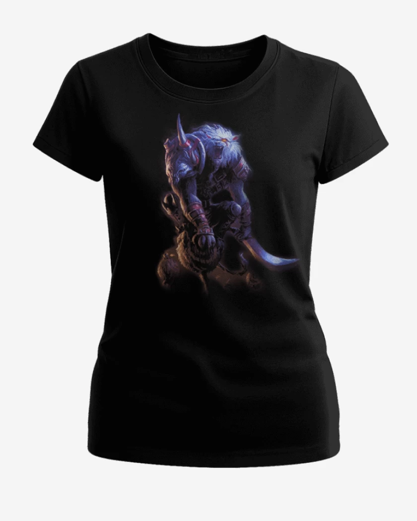 Polera de Mujer Negro de Rengar