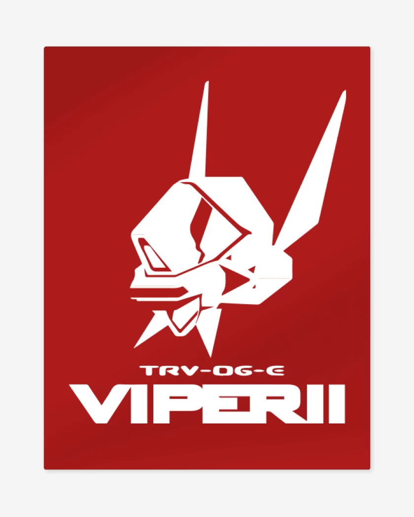 Print metalico Rojo de Viper II