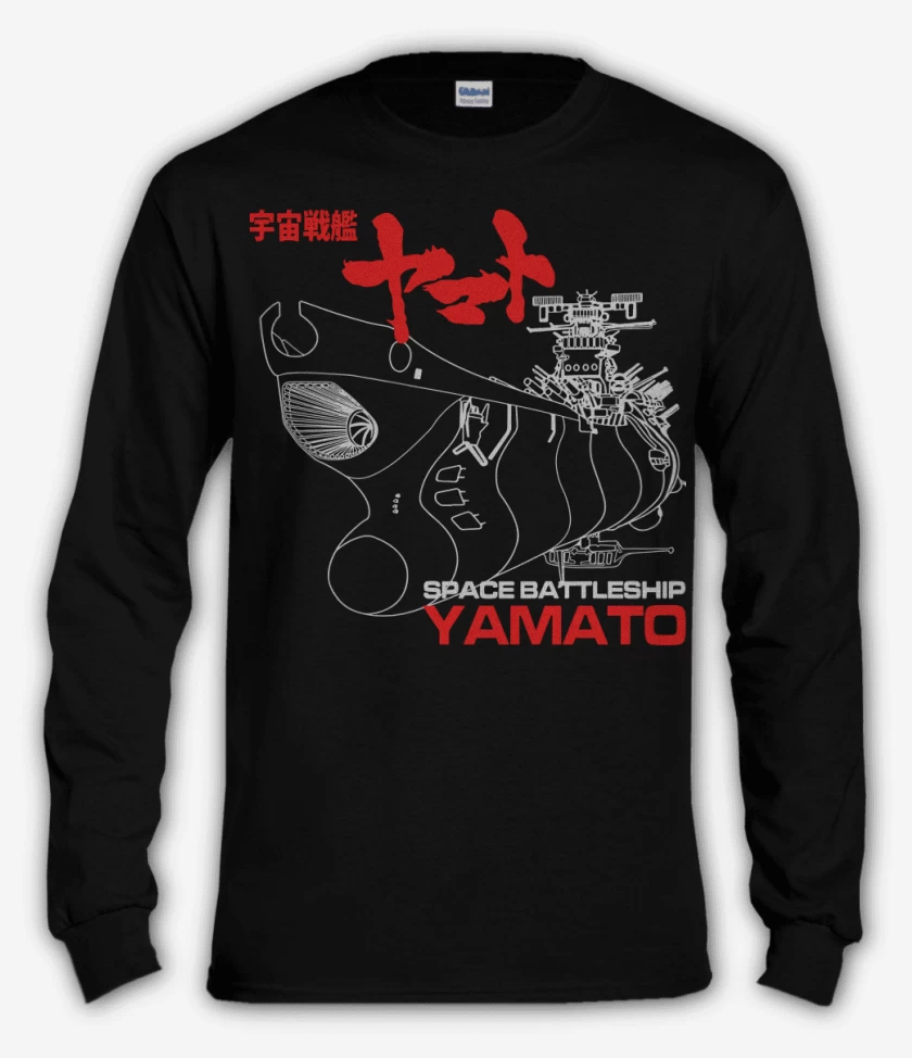 Polera manga larga Negro de Yamato