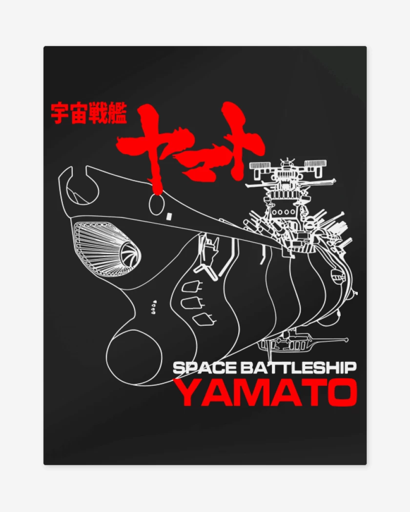 Print metalico Negro de Yamato