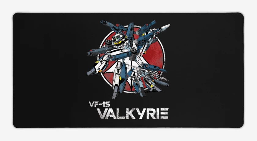 Mouse pad Gamer Negro de Valkyrie