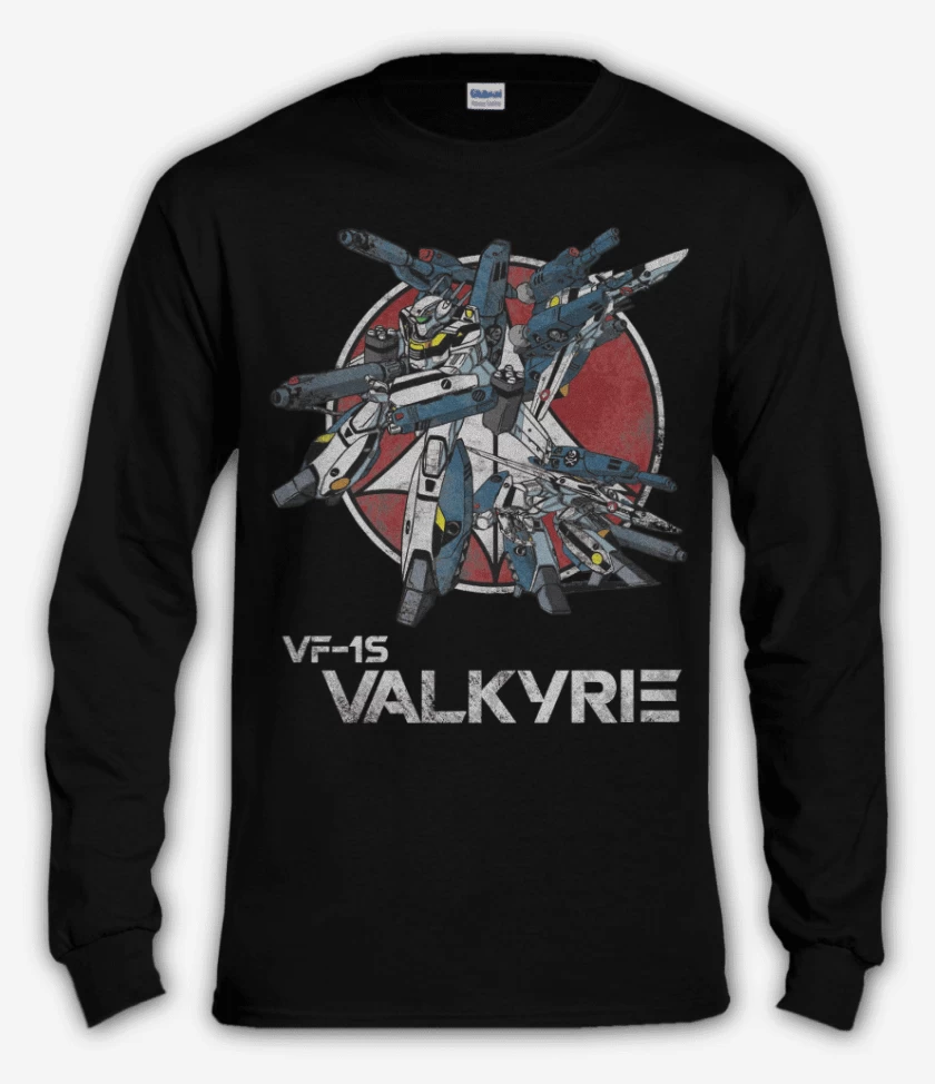 Polera manga larga Negro de Valkyrie