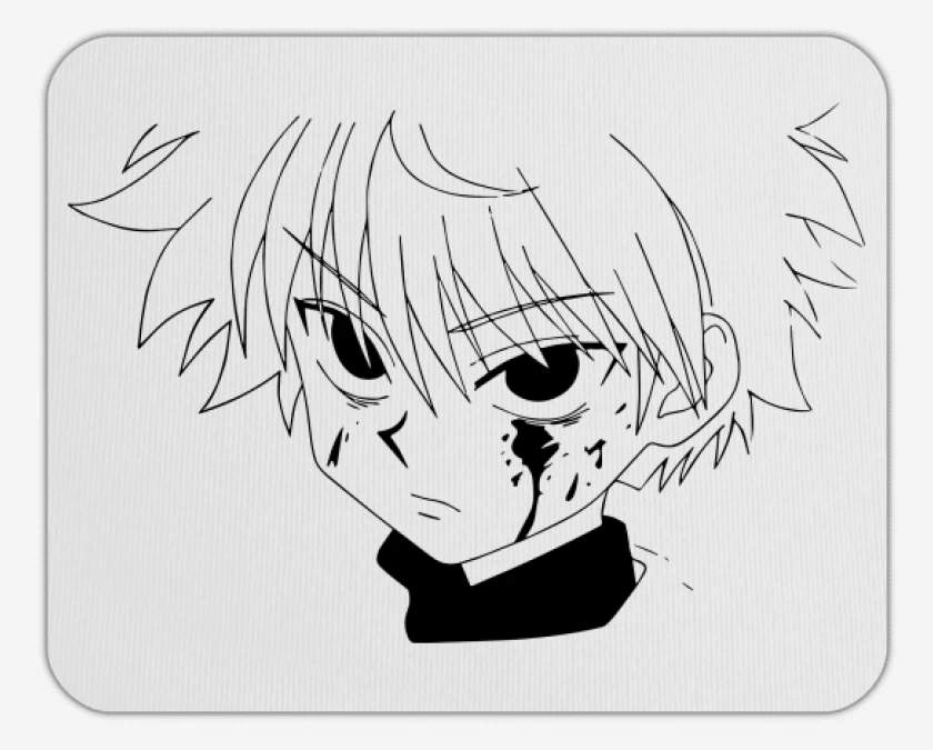 Mousepad Blanco de Killua