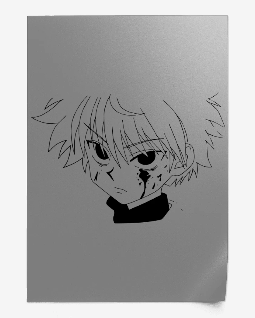 Print Gris Melange de Killua