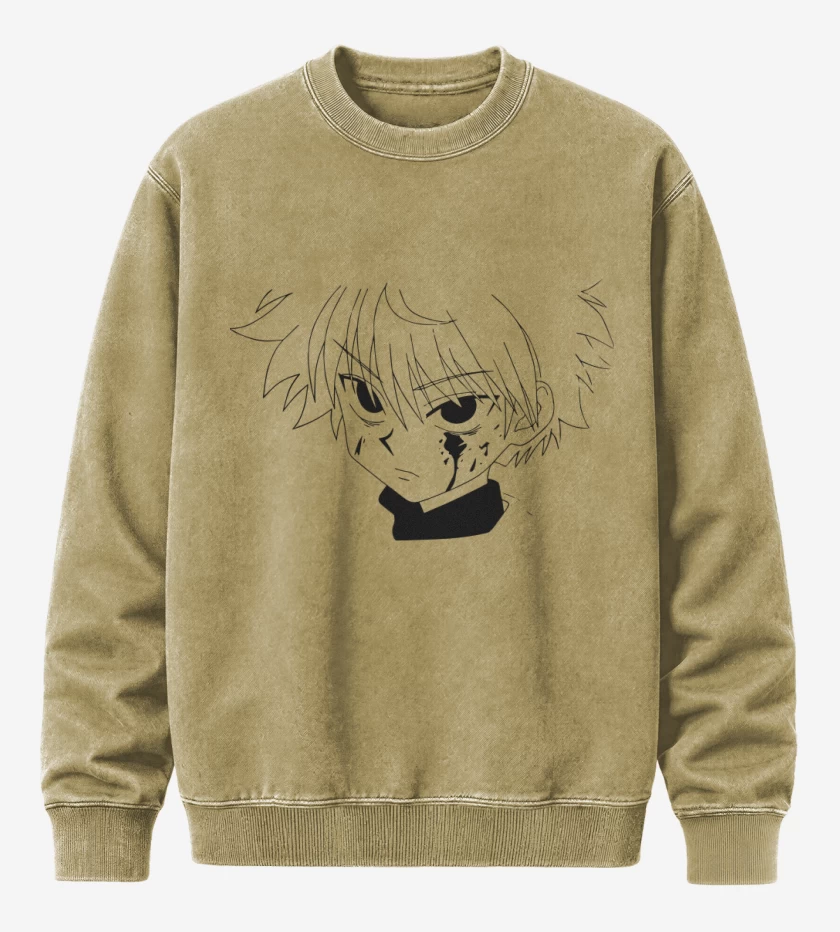 Poleron Polo Acid Wash Beige de Killua