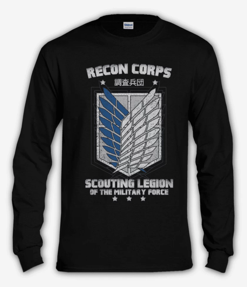 Polera manga larga Negro de Scouting Legion