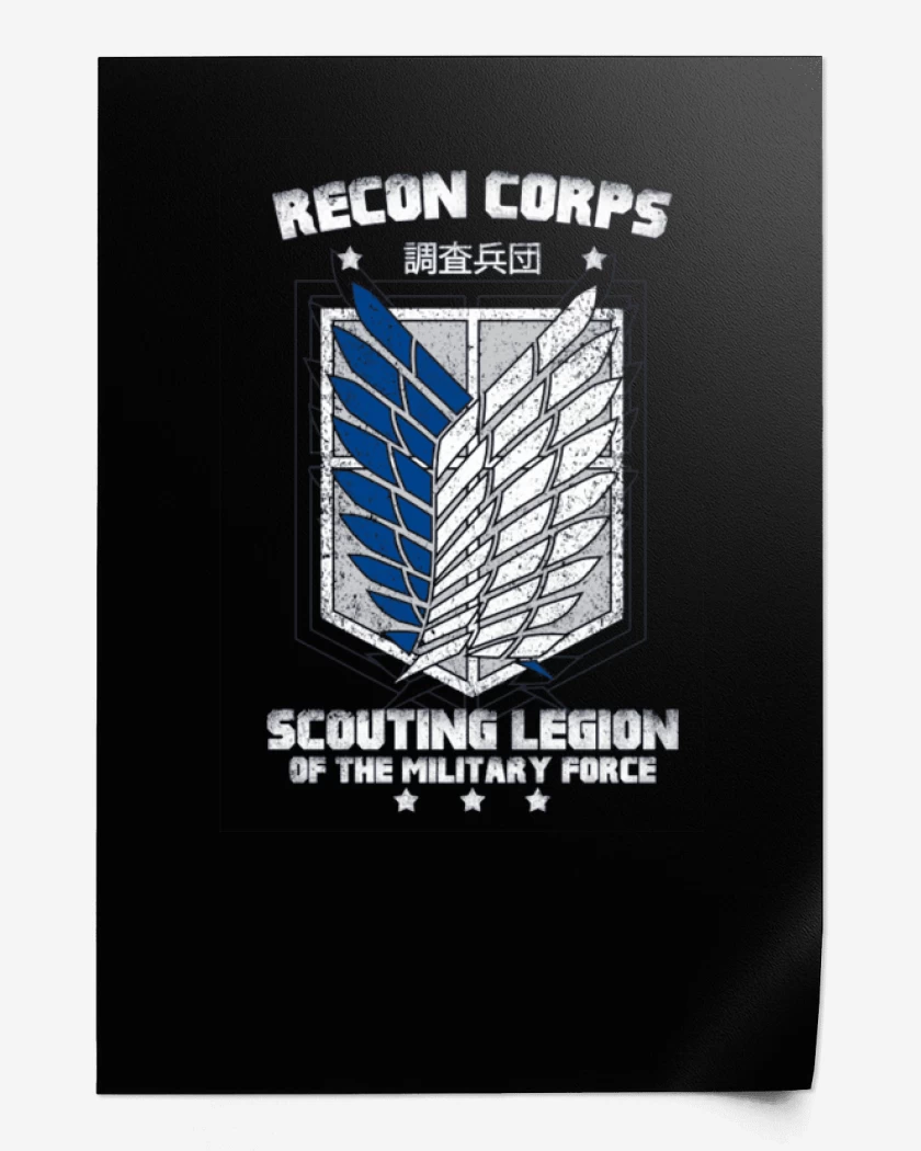 Print Negro de Scouting Legion