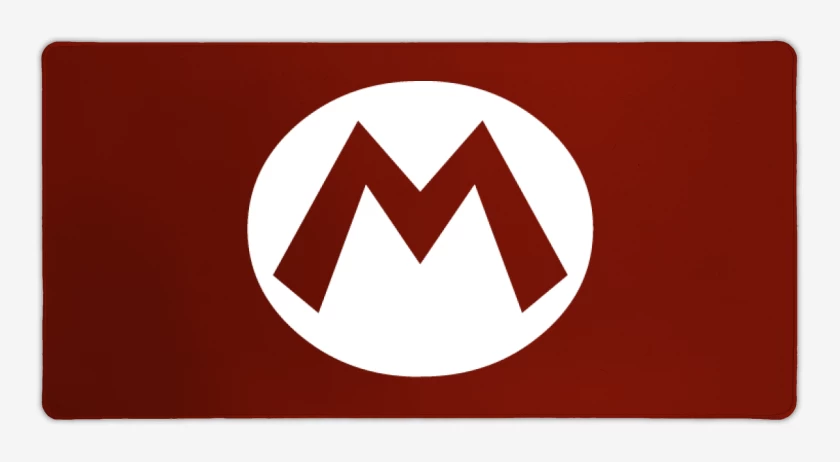 Mouse pad Gamer Rojo de M