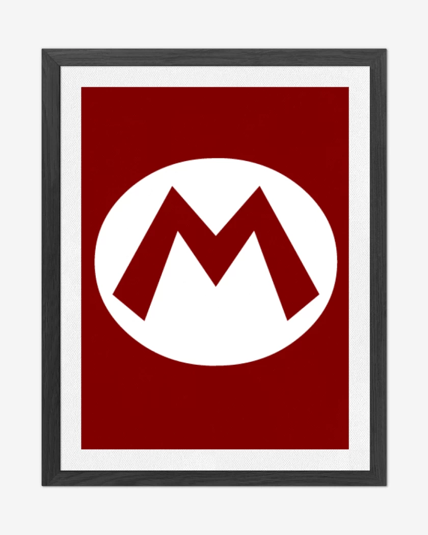 Cuadro decorativo Rojo de M