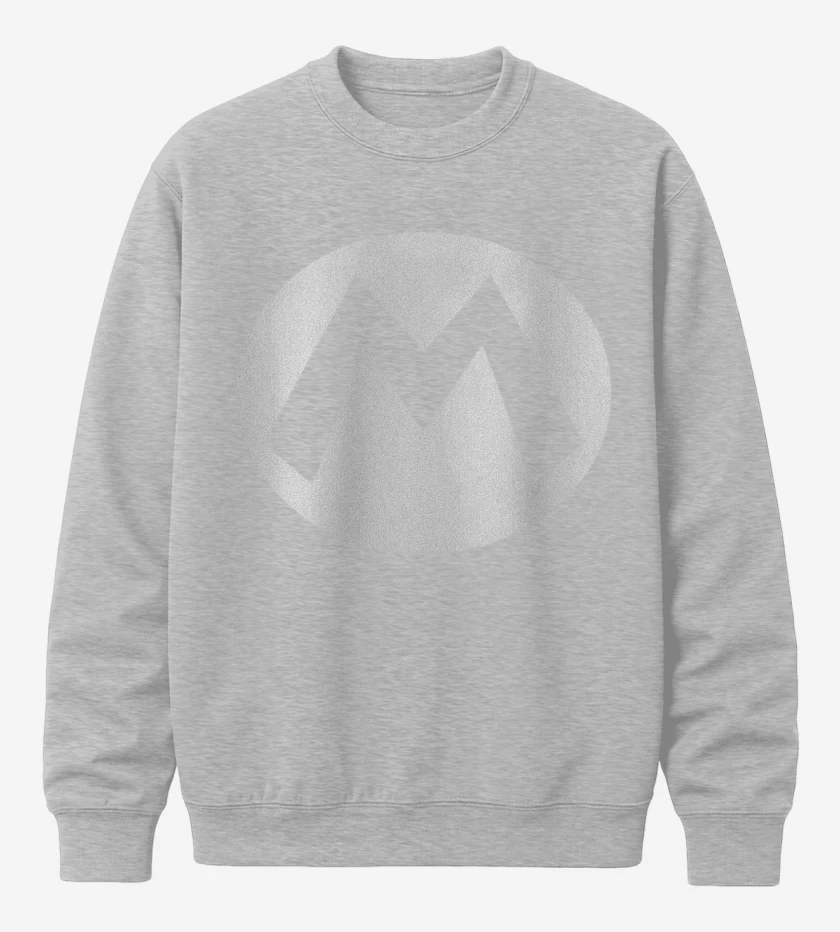 Poleron polo Gris Melange de M