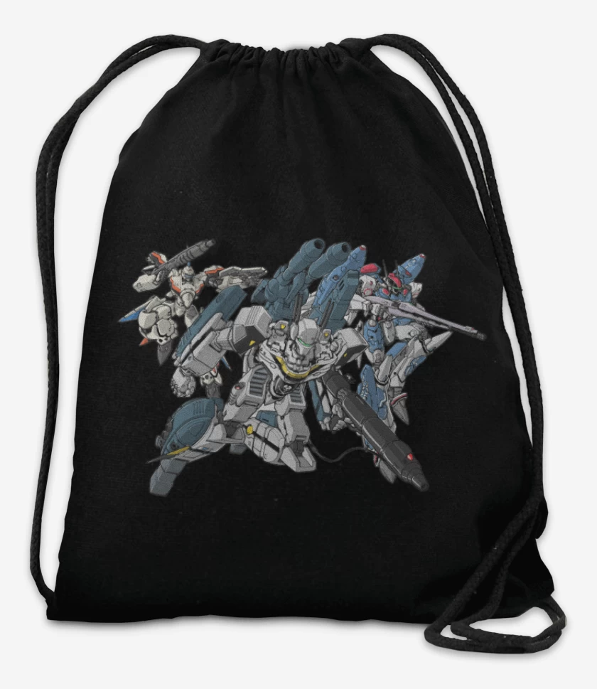 Mochila Negro de Mechas