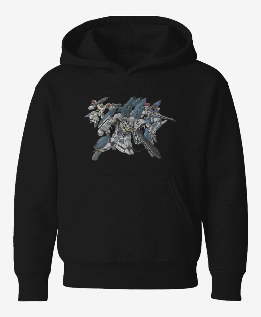 Poleron de niño Negro de Mechas