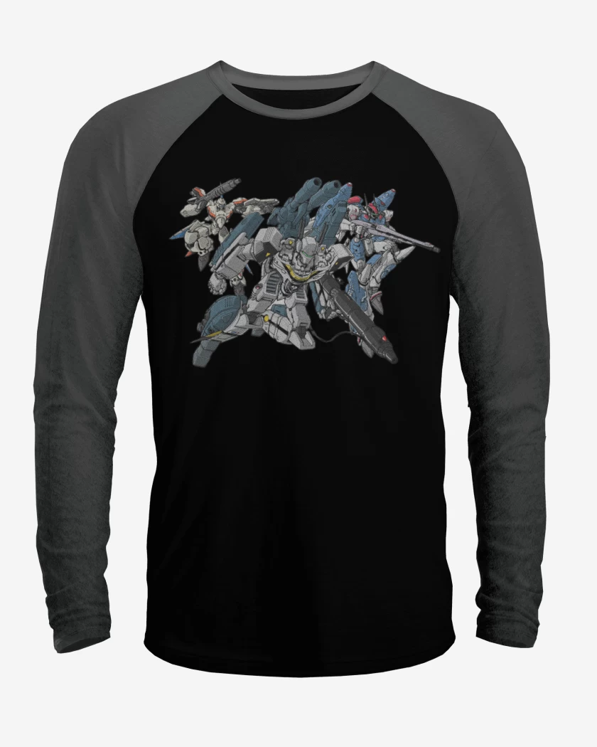 Polera Raglan Mechas
