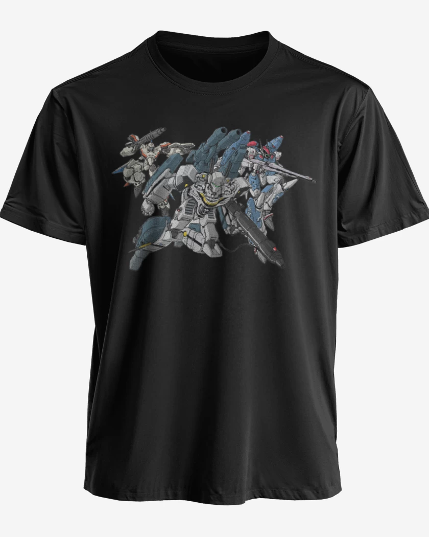 Polera premium Negro de Mechas