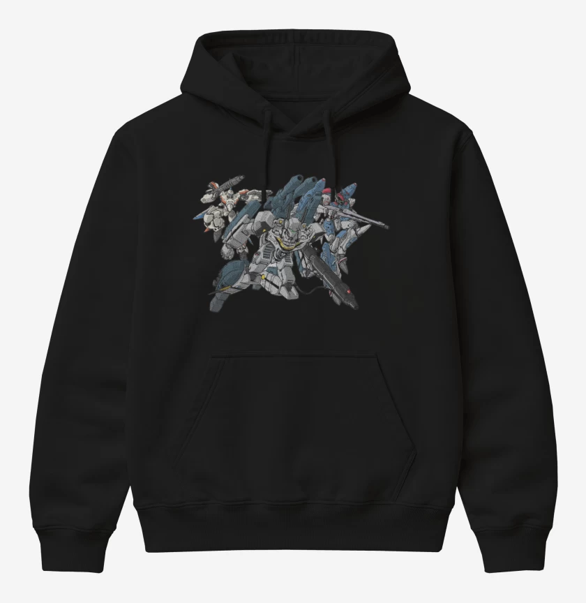 Poleron Canguro básico Mechas