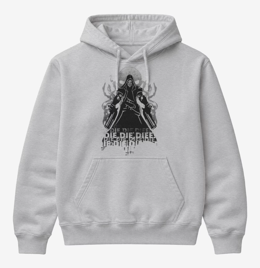 Poleron Canguro básico Reaper Die die die die