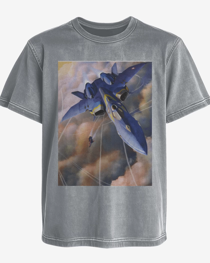 Polera desgastada Robo nave
