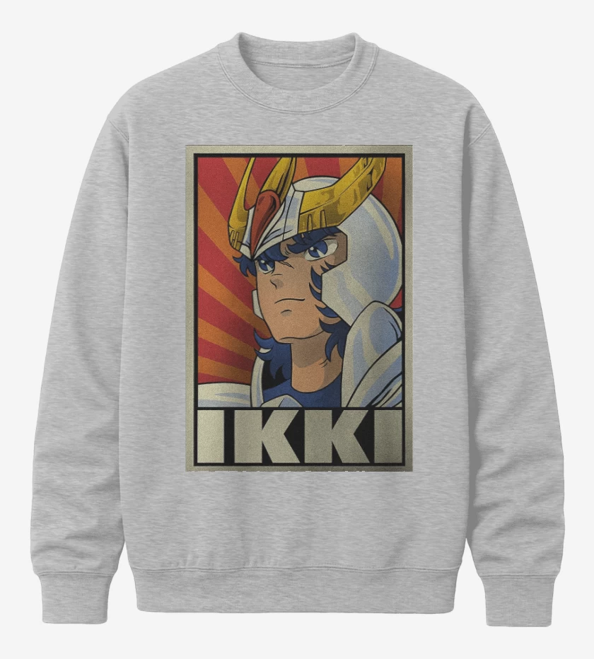 Poleron polo Gris Melange de Ikki