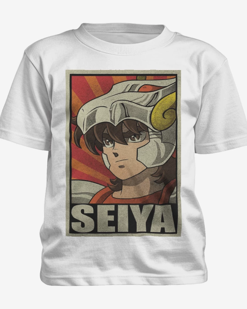 Polera de niño Blanco de Seiya