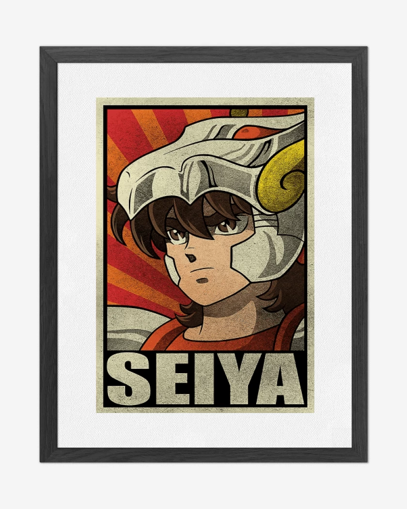 Cuadro decorativo Blanco de Seiya