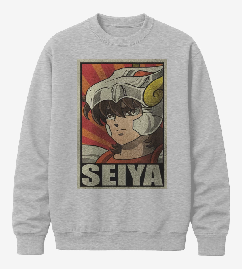 Poleron polo Gris Melange de Seiya