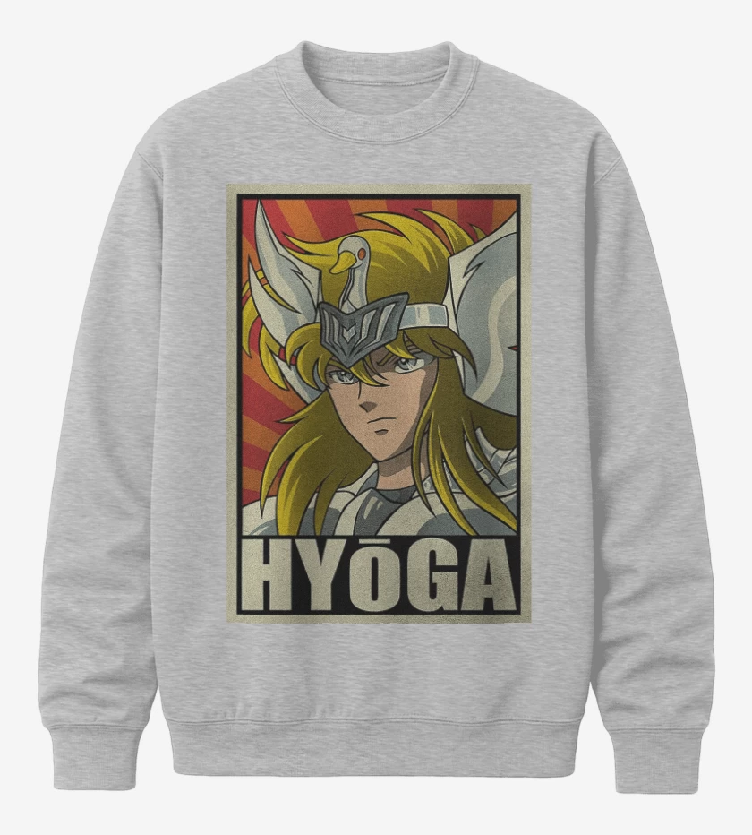 Poleron polo Gris Melange de Hyoga 2