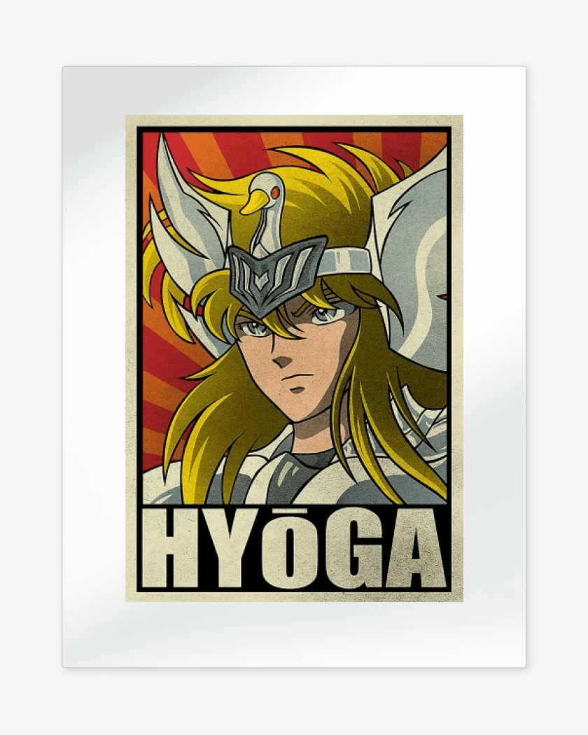 Print metalico Blanco de Hyoga 2