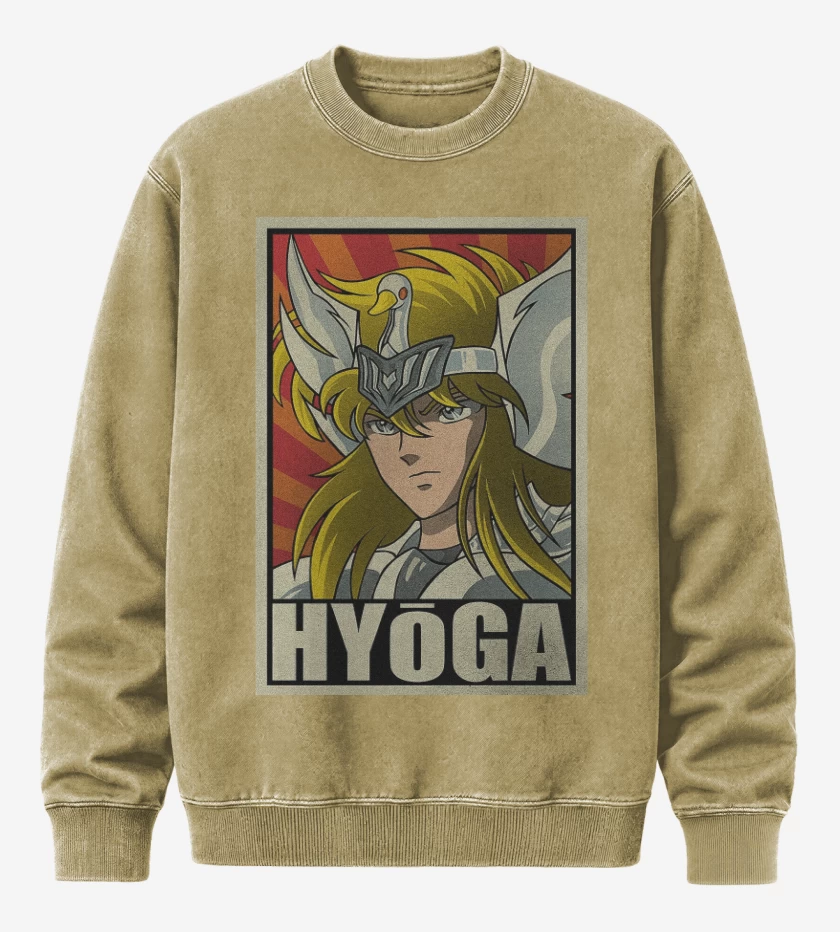 Poleron Polo Acid Wash Beige de Hyoga 2