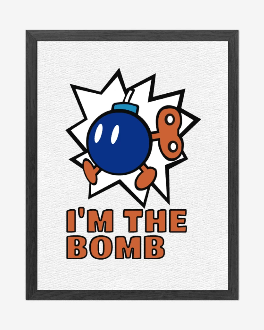 Cuadro decorativo Blanco de Im The Bomb
