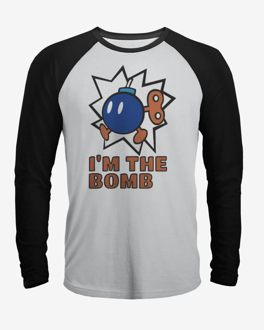 Polera Raglan Im The Bomb