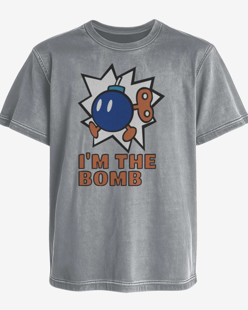 Polera desgastada Im The Bomb
