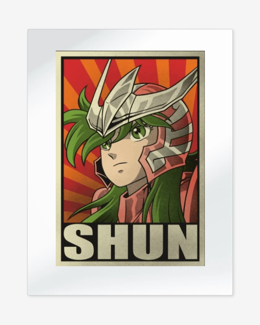 Print metalico Blanco de Shun