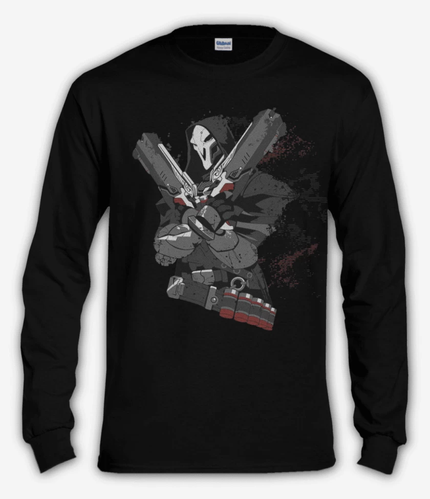 Polera manga larga Negro de Reap