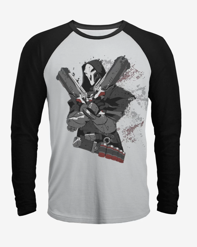 Polera Raglan Blanco / Negro de Reap