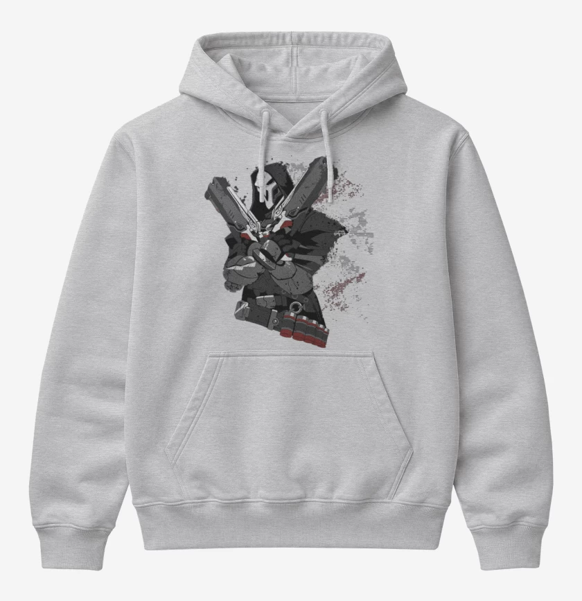 Poleron Canguro básico Gris Melange de Reap