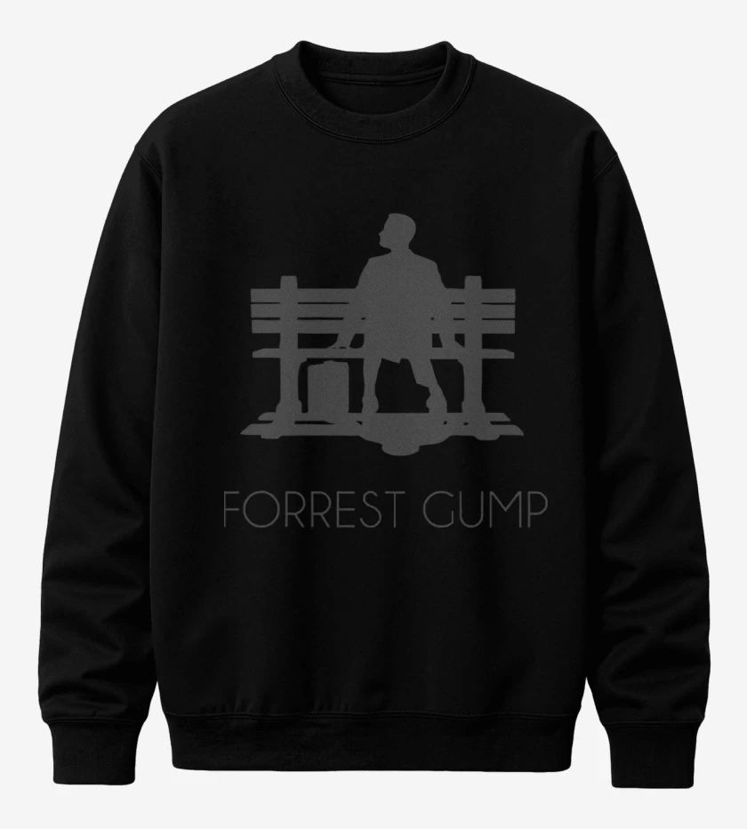 Poleron polo Negro de Forrest Gump - Banca 