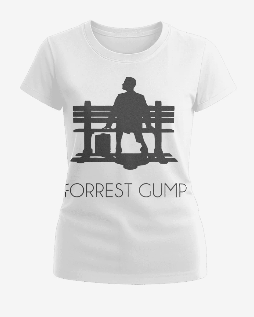 Polera de Mujer Blanco de Forrest Gump - Banca 
