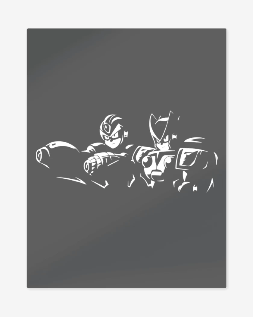 Print metalico Megaman - Pulp Fiction