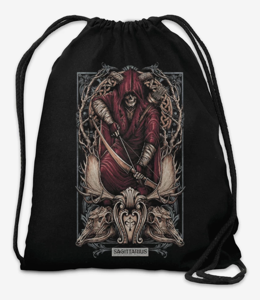 Mochila Negro de Sagitario Signos