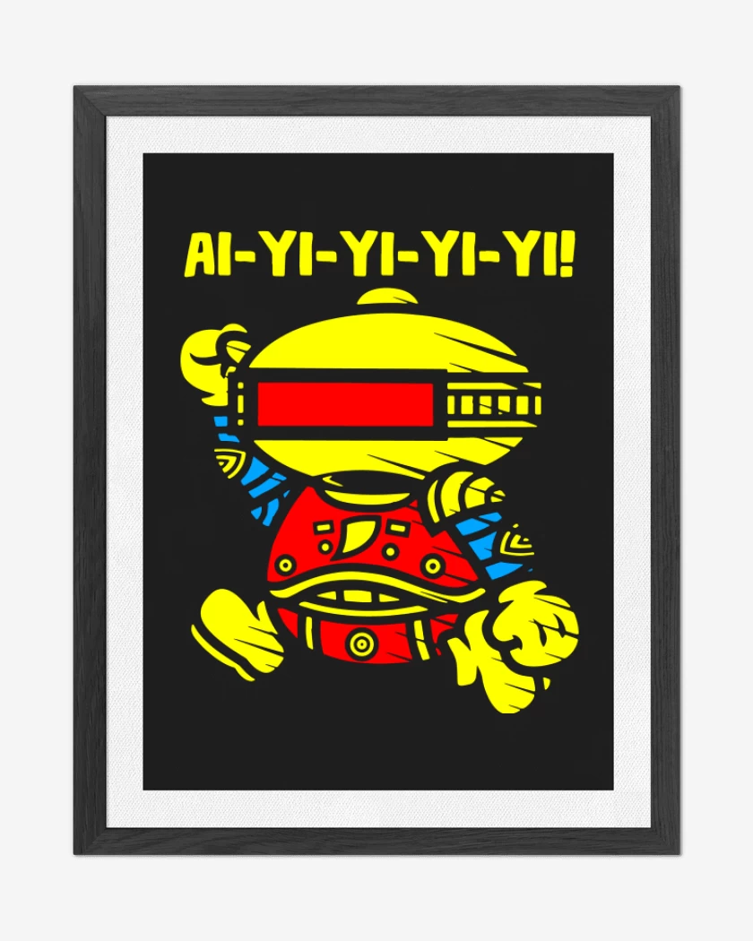 Cuadro decorativo Negro de Ai yi yi yi yi!