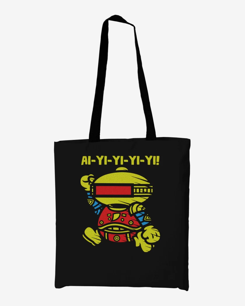 Totebag Negro de Ai yi yi yi yi!