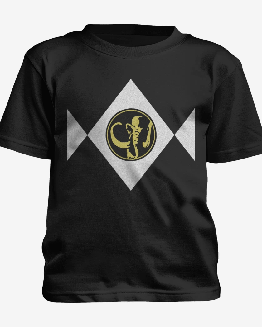 Polera de niño Negro de Black Ranger pecho