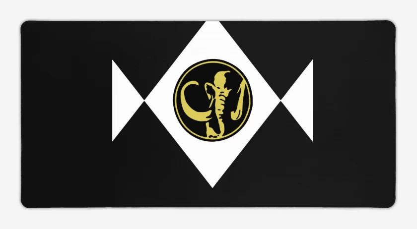 Mouse pad Gamer Black Ranger pecho