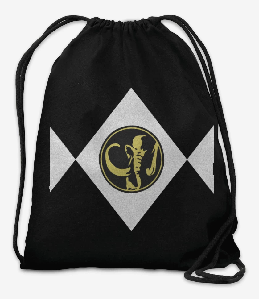 Mochila Negro de Black Ranger pecho
