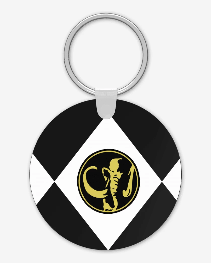 Llavero Negro de Black Ranger pecho