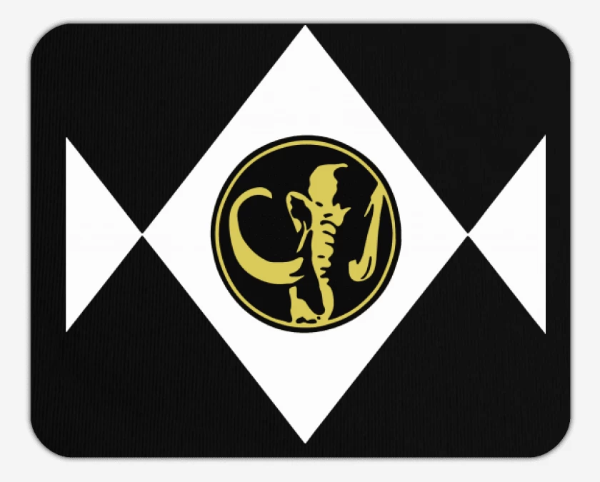 Mousepad Black Ranger pecho