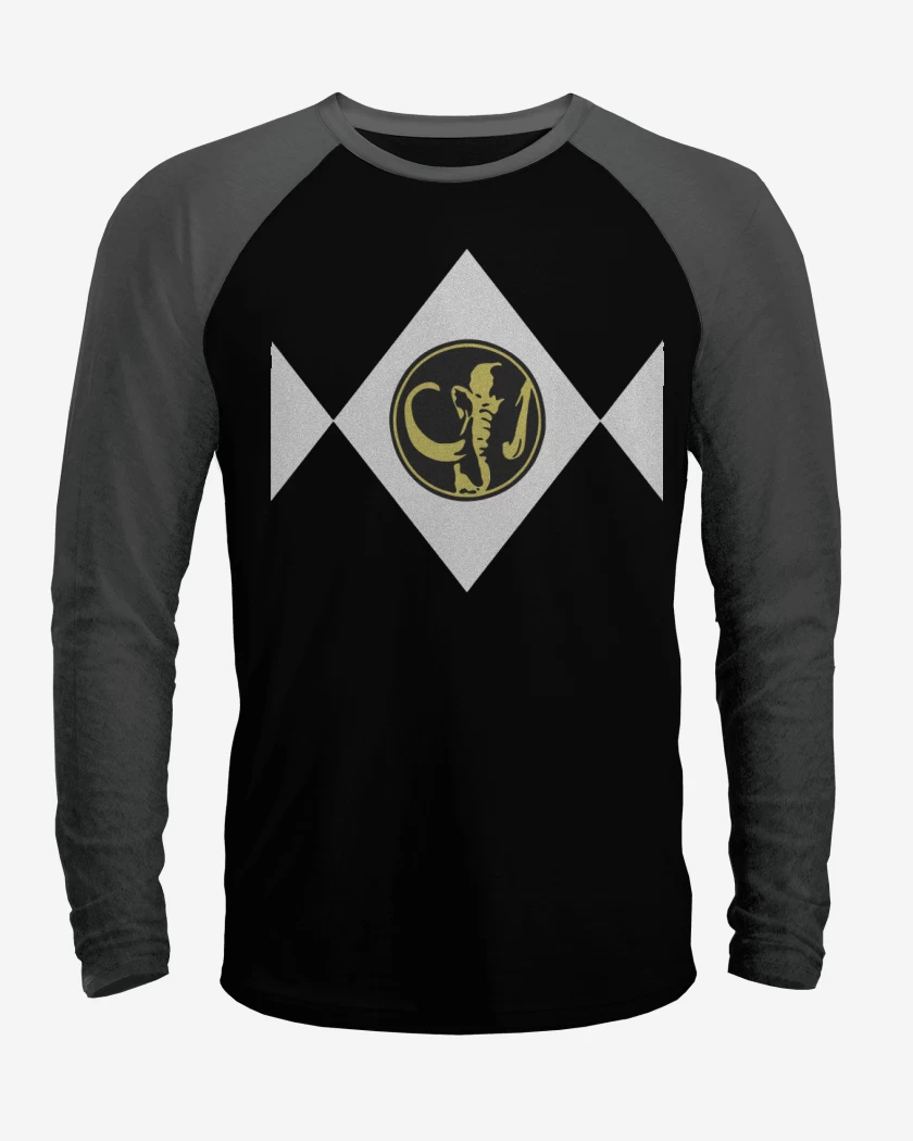 Polera Raglan Black Ranger pecho